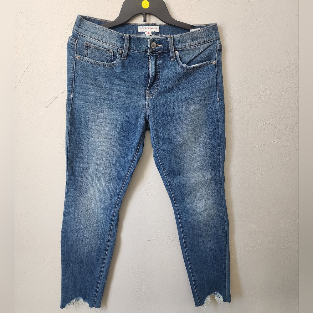 Lucky Brand Women's Skinny Jeans in Classic Blue Denim